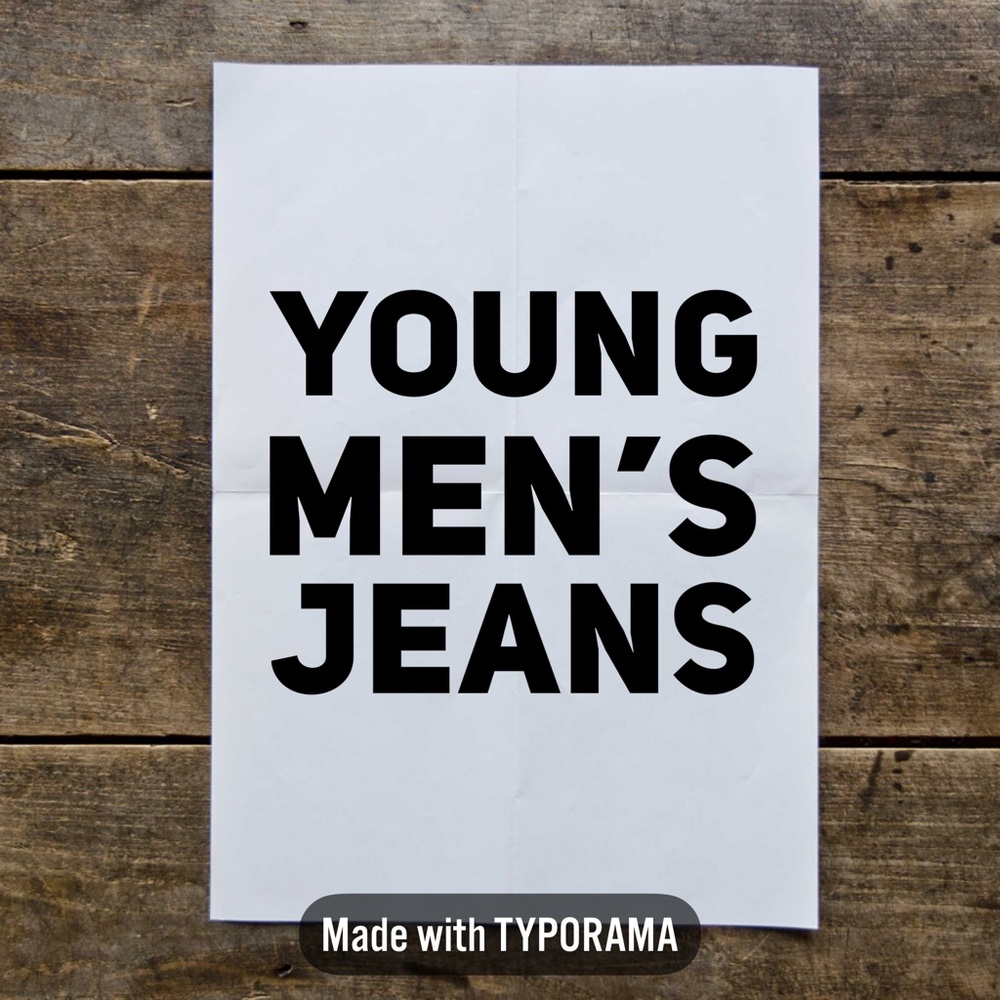 Young Men’s Jeans